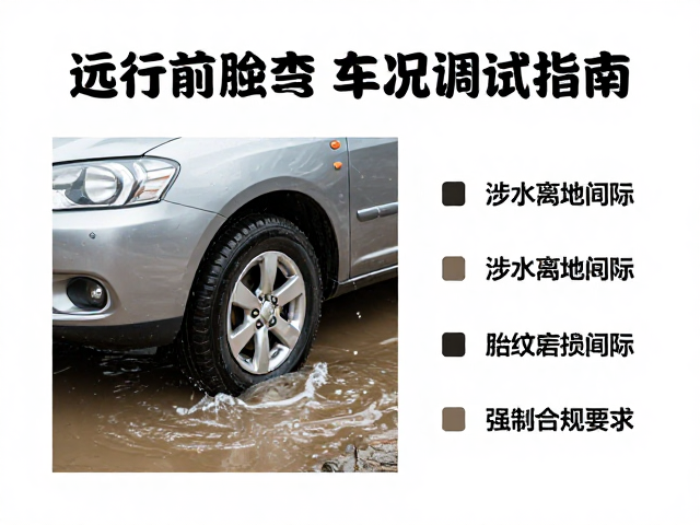 远行前必查,涉水离地间隙、胎纹磨损与车况调试指南
