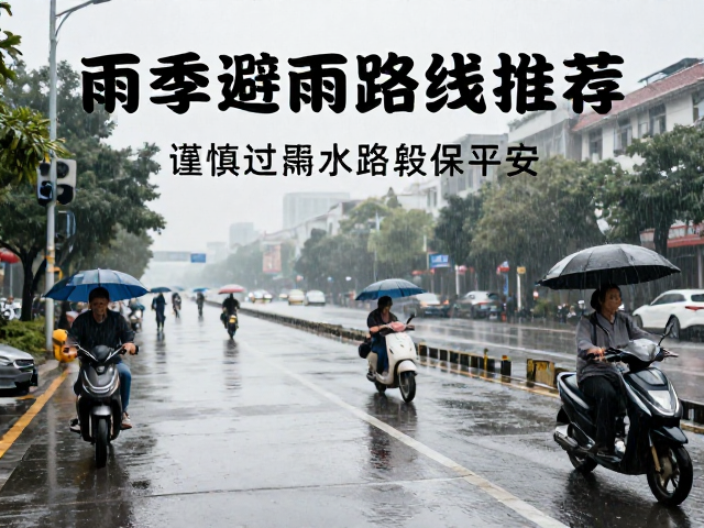 午后雷阵雨频发！雨季避雨路线推荐，谨慎通过积水路段保平安