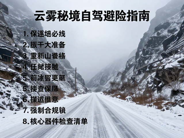 横断山峡谷线突遇冰雪路面？云雾秘境自驾避险指南