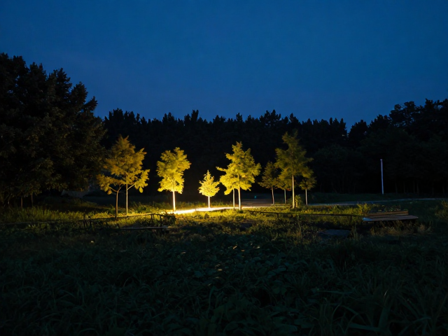 自然风光夜景拍摄,混合光源下偏色校正与光圈设置指南