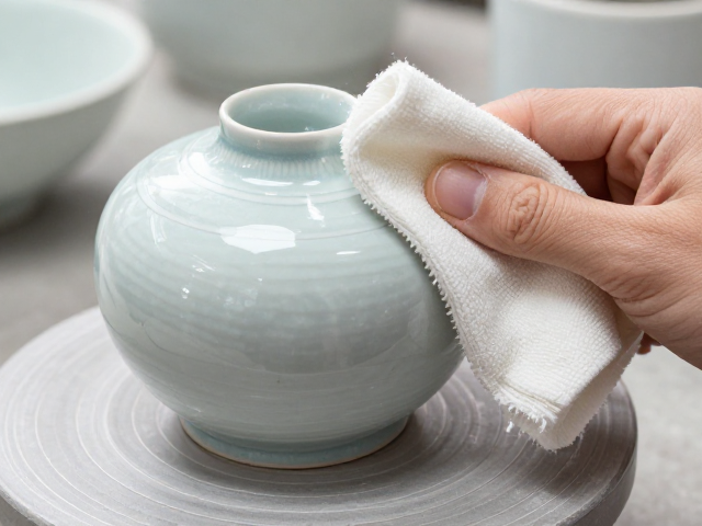 瓷器烧制后如何用软布擦拭?镶嵌工艺专业保养指南