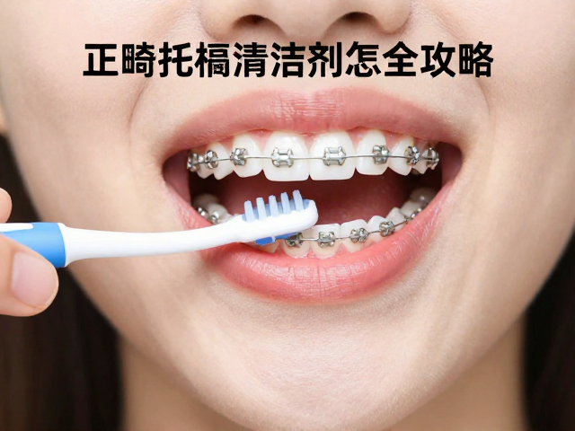 正畸托槽清洁剂怎么用?牙缝刷清理弓丝,按托槽选刷头全攻略