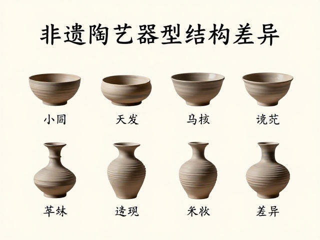 非遗陶艺流派解析，生活器用文化中的器型结构美学