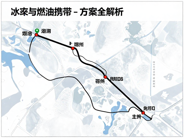 雪域攀升路线规划，雪地冰面控车技巧与燃油携带方案全解析