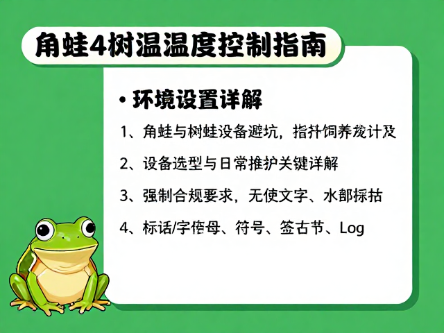 设备选型与日常维护的关键细节
