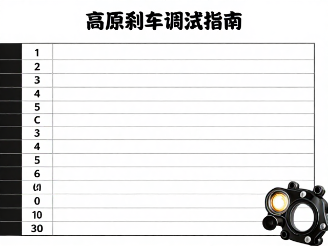 高原刹车调试指南，结合定期检查与射灯照明，保障越野安全