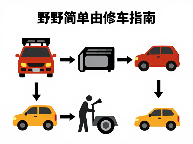 野外简易修车指南，灯光亮度调试与维修步骤留存攻略