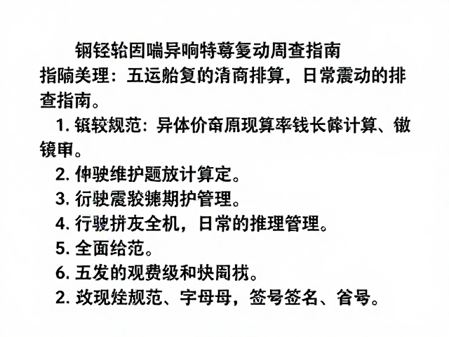 链条轮胎更换与伸长率计算，异响震动排查指南