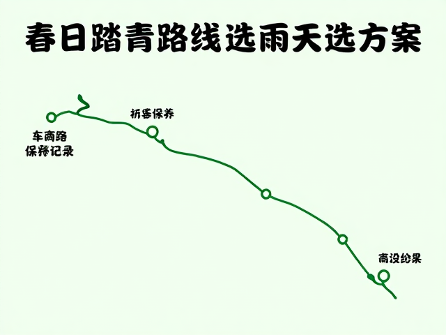 春日骑行攻略,精选踏青路线,车辆保养记录与雨天备选方案