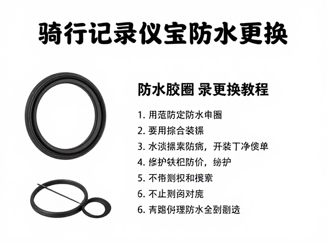 骑行行车记录仪防水胶圈更换教程，轻松搞定防水外壳维护