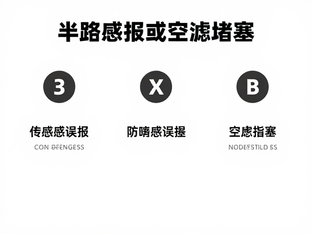 半路机车抛锚？传感器误报或空滤堵塞？3步自救指南