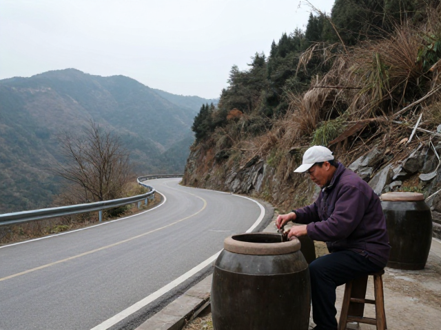 风土人情记录，险峻盘山路旁的酿酒技艺，探寻深山古法酒香