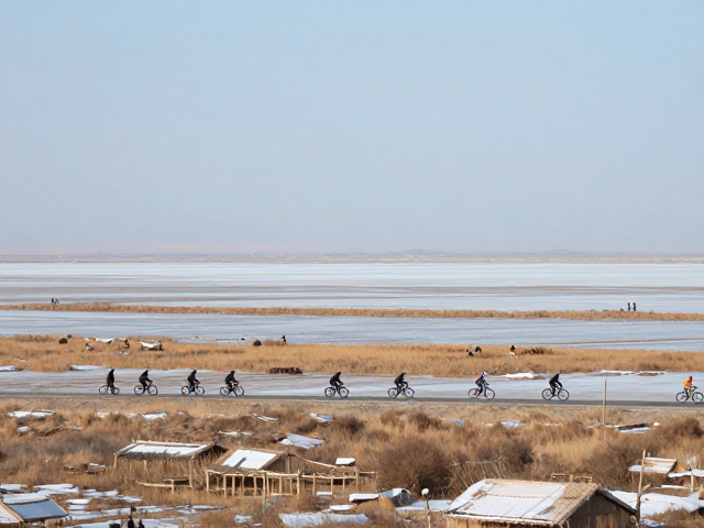避开冬季严寒！河西走廊骑行探秘盐湖湿地绝景