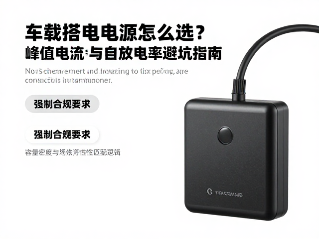 车载搭电电源怎么选？看峰值电流与自放电率避坑指南