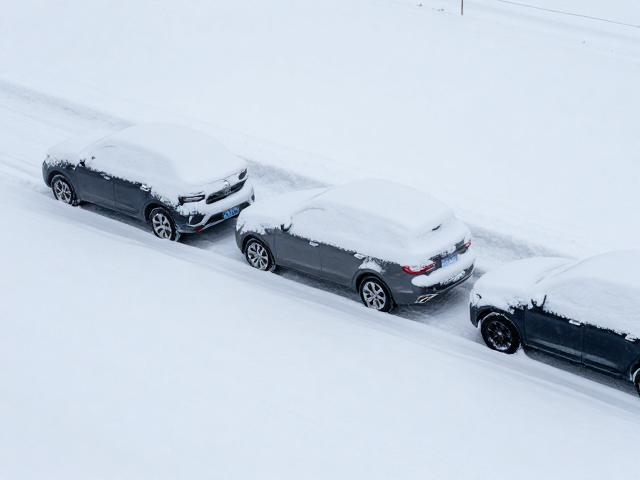寒区雪地控车，观察积雪压实度，设定安全冗余空间保平安
