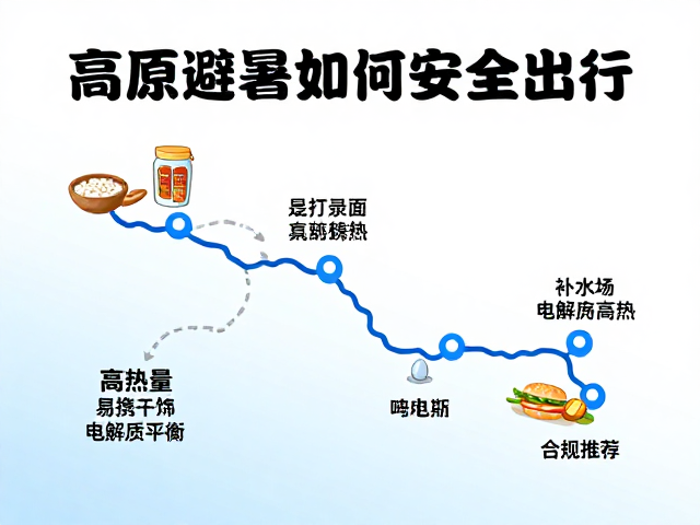 高原避暑环线攻略，视线受阻如何安全出行？高热量易携带食品推荐