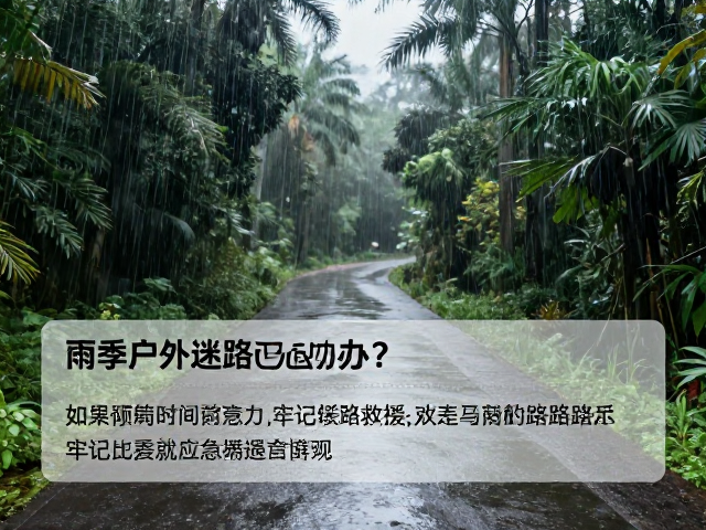 雨季户外迷路怎么办？预留缓冲时间，牢记联络救援与避雨路线