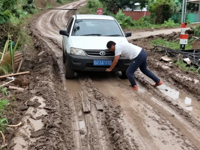 烂泥路脱困技巧，重心前倾推头怎么破？避免紧急制动是关键