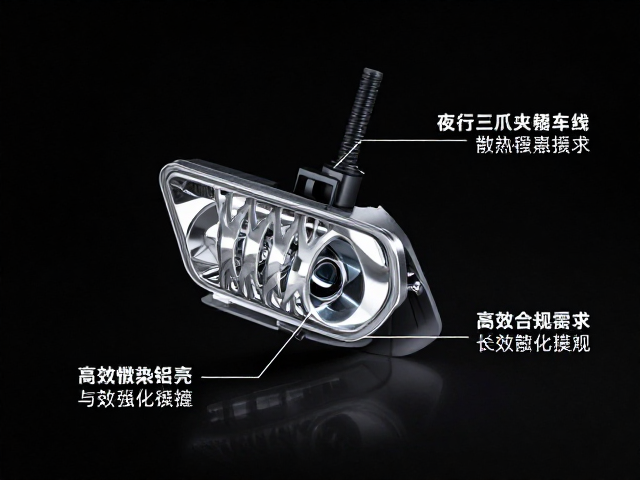 夜行辅助大灯三爪夹安装指南，高效散热铝壳选购与散热优化技巧