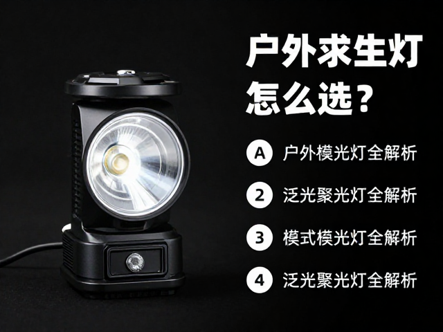 户外求生警示灯怎么选？螺丝固定座，泛光聚光模式全解析