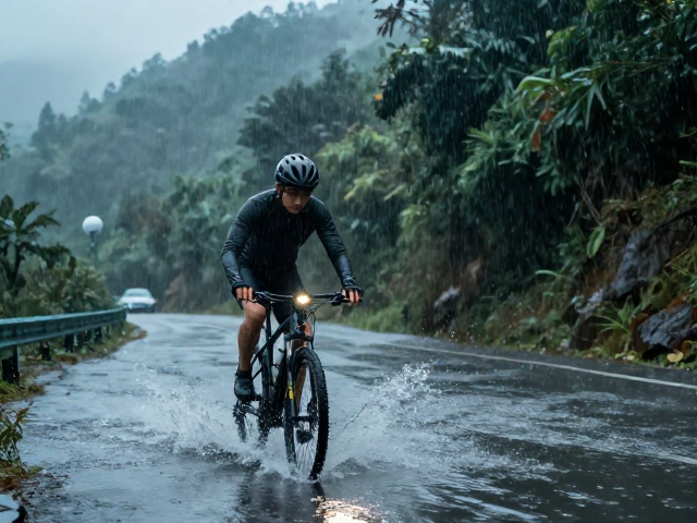 山林骑行遇雨,灯光规范与涉水救援指南