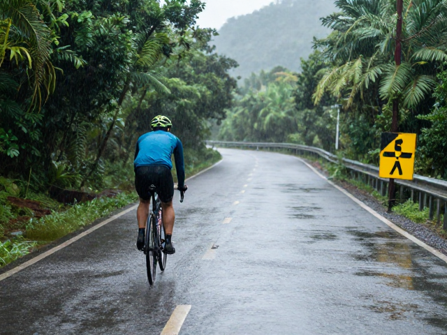 山林骑行遇雨，灯光规范与涉水救援指南