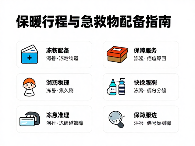 雪域保暖行程与急救物资配备指南，快速识别冻伤风险