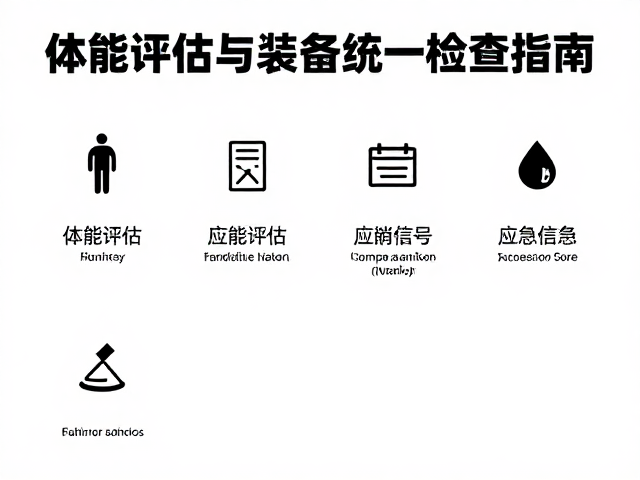 结伴应急方案，体能评估与装备统一检查指南，提升户外安全系数
