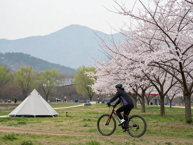 春日清晨低温骑行指南，山地公园露营踏青全攻略