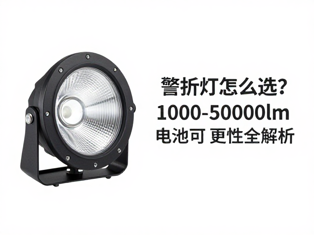 警示照明灯具怎么选？1000-50000lm流明与电池可更换性全解析