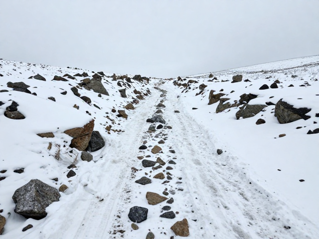 冬季穿越未开发越野路线,落石路段防寒保暖与避险指南