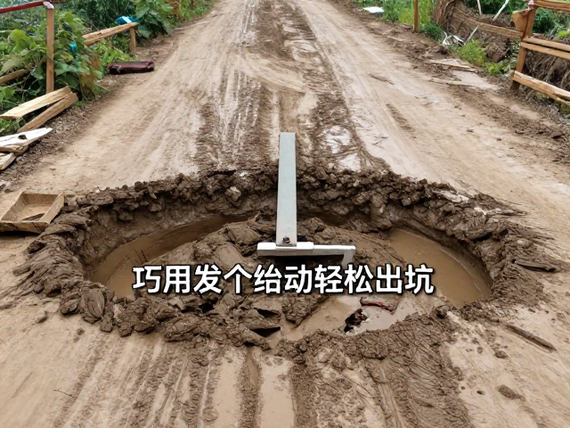 烂泥路脱困技巧，避免猛打方向，巧用发动机制动轻松出坑