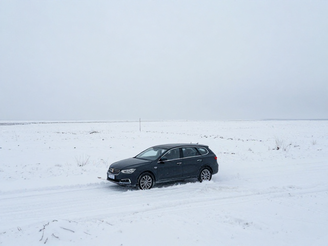 寒区雪地控车技巧,避免急刹推头,保持冷静稳方向不翻车