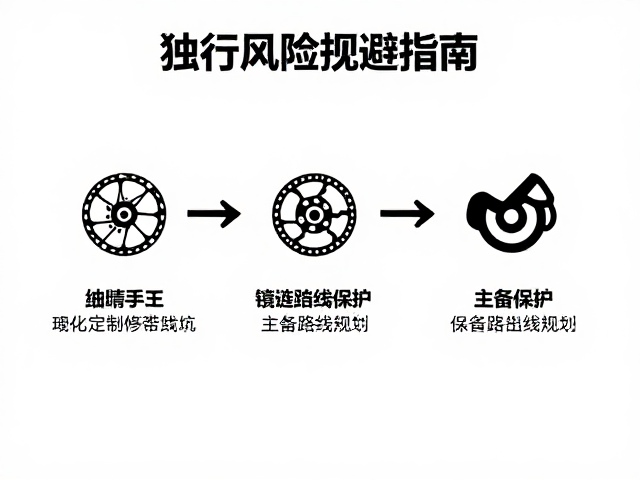 独行风险规避指南，链条刹车维护与主备路线规划
