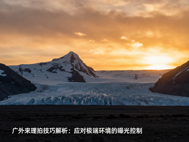 雪山冰川遇上暖色夕阳，旷野风光抓拍技巧解析