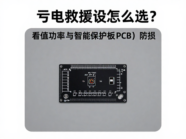 亏电救援设备怎么选？看峰值功率与智能保护板(PCB)防损