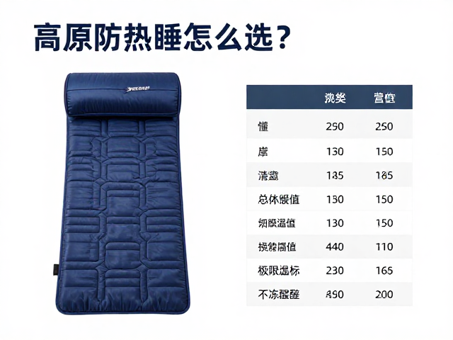 高原防潮睡垫怎么选?搭配评估总保暖值,看懂极限温标不冻醒