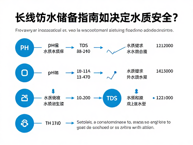 长线饮水储备指南，pH值与TDS值如何决定水质安全？