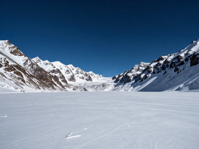 冬季高山湖泊冰雪封山，深邃夜空下的绝美取景指南