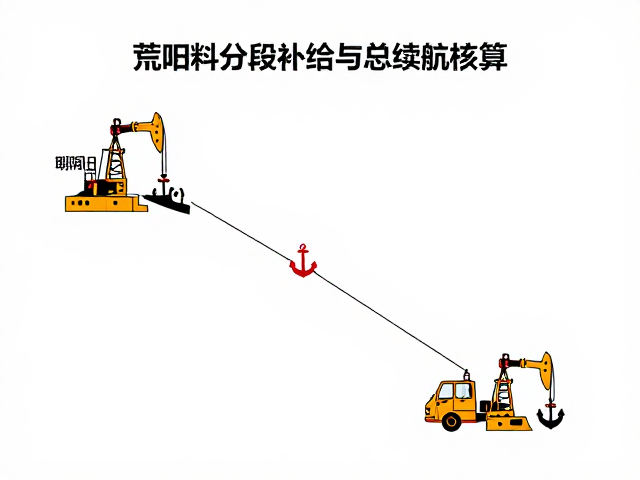 荒原油料分段补给与总续航核算,轨迹里程校准实战指南
