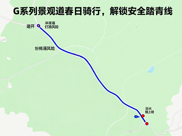 G系列景观道春日骑行，避开湿滑打滑风险，解锁安全踏青线