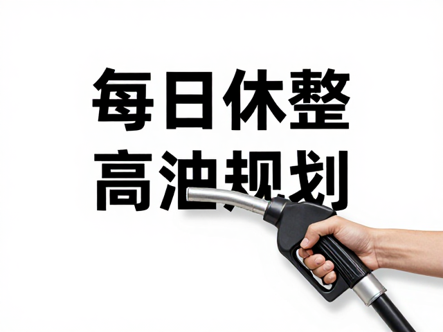 每日休整与燃油规划，高效保持注意力集中的秘诀