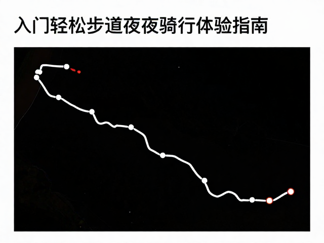 新手友好！入门轻松步道夜间骑行体验指南