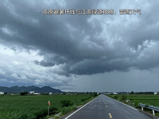 高原避暑环线与江南绿道攻略，雷雨天气躲避指南