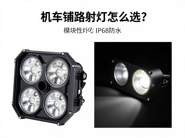 机车铺路射灯怎么选?模块化灯组,IP68防水,夜间骑行更安全