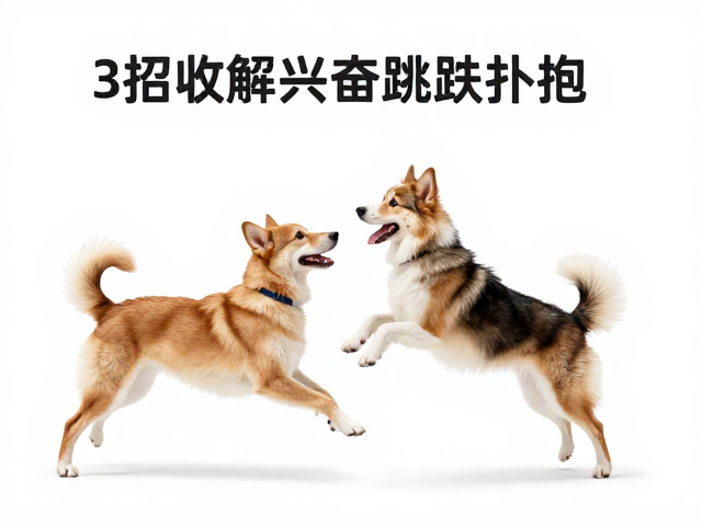 狗狗迎宾扑人怎么办？3招化解兴奋跳跃扑抱，打造文明爱宠