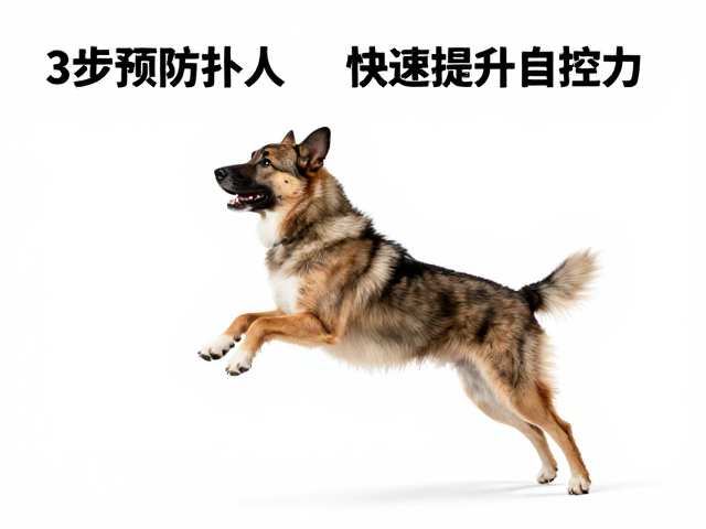 狗狗跳跃扑抱怎么改?3步预防扑人,快速提升自控力