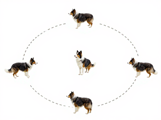 狗狗原地转圈不停？牧羊犬类长期行为治疗计划详解