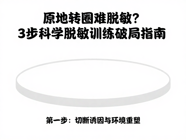 第一步：切断诱因与环境重塑