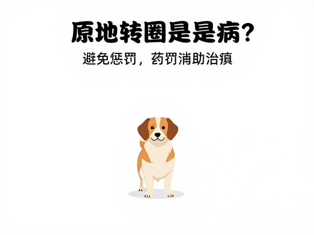 狗狗原地转圈是病？避免单纯惩罚，药物辅助治疗需谨慎